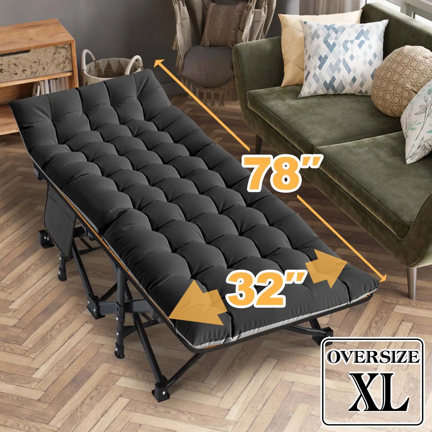 Camping Cot (with Mattress)