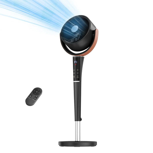 Quiet Adjustable Pedestal Fan with Remote