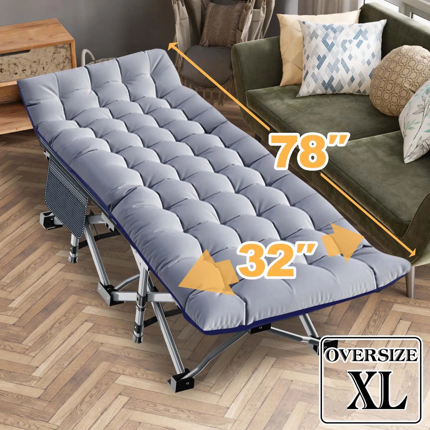 Camping Cot (with Mattress)